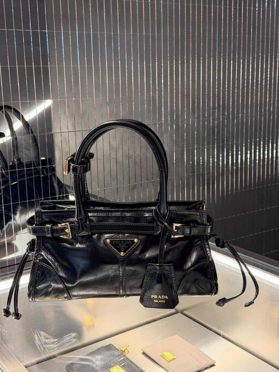 Buckle Small Leather Handbag