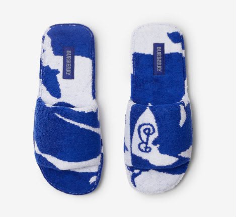Logo-print Terry Cloth Slides
