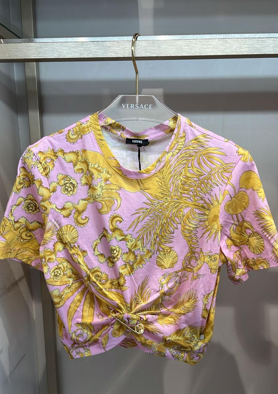 Barocco Sea Print Knot T-Shirt