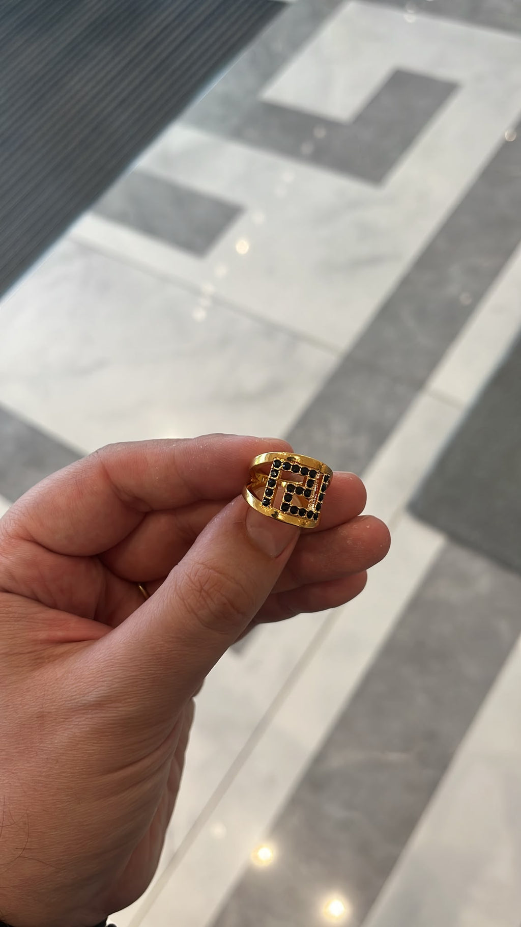 Medusa Greca Ring