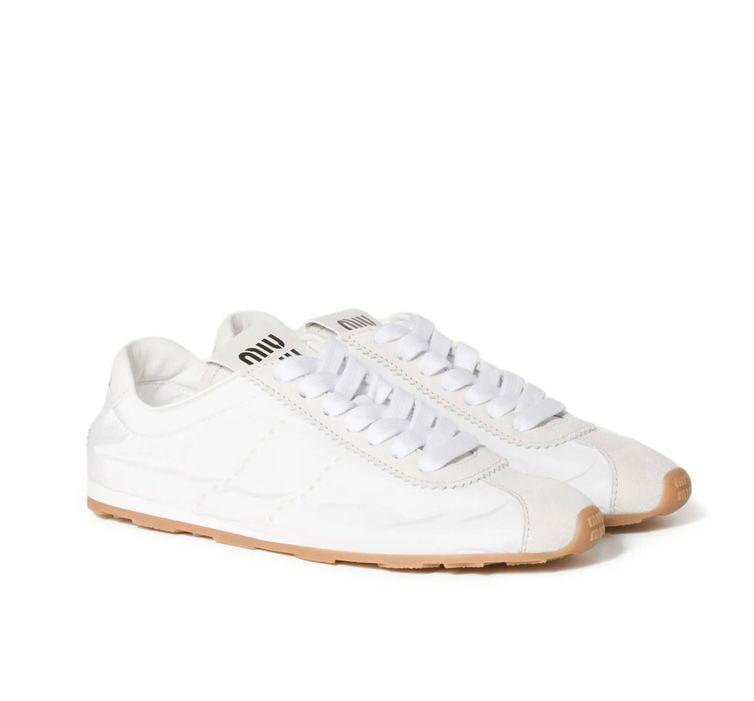 Leather and Suede Sneakers