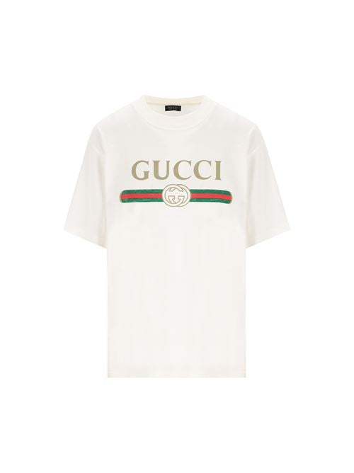T-Shirt realizzata in cotone e seta
