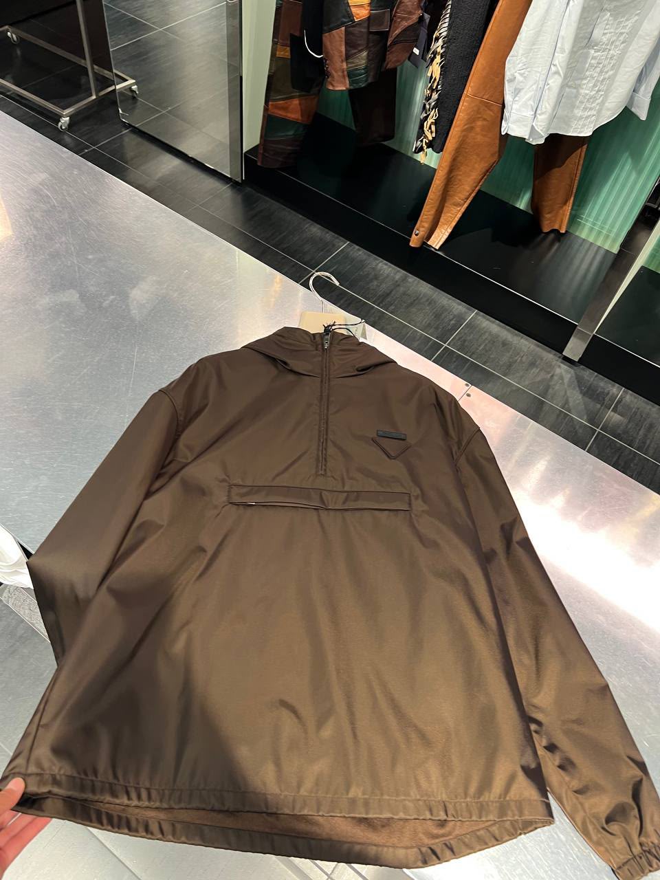 Re-Nylon hooded anorak