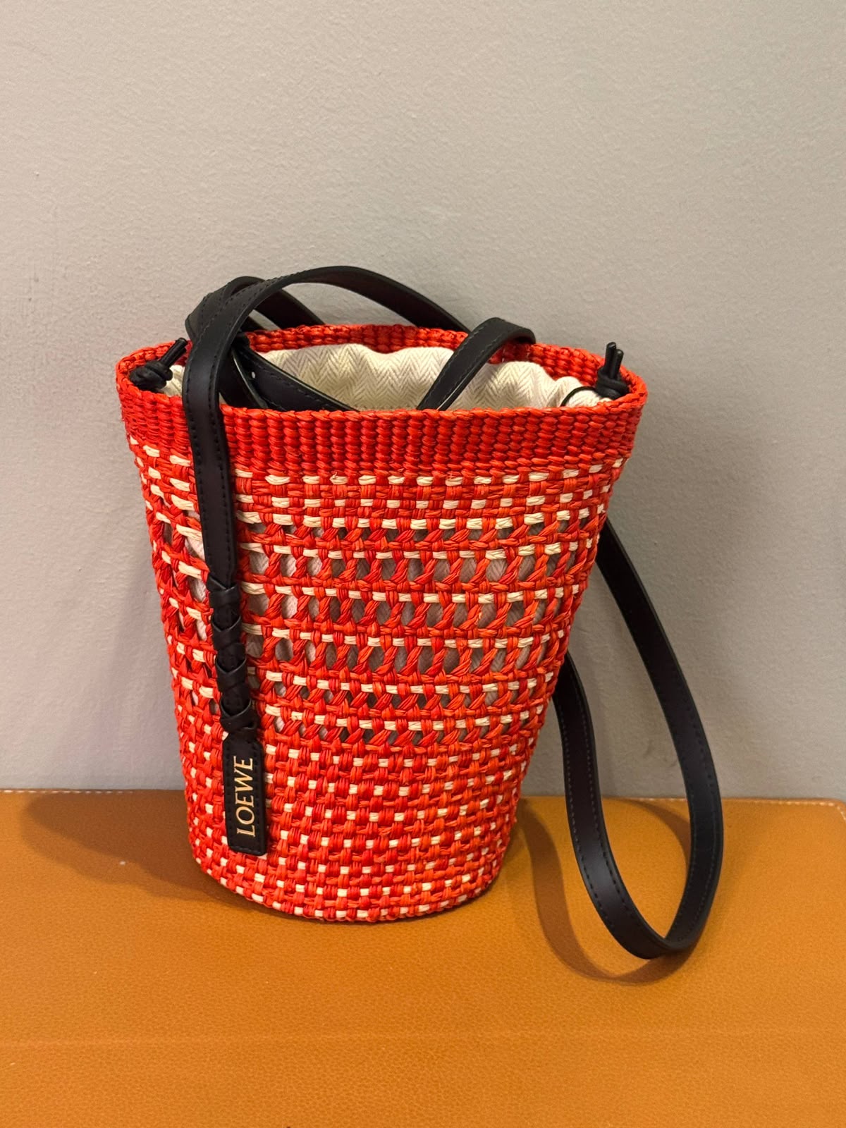 Woven Bucket Bag