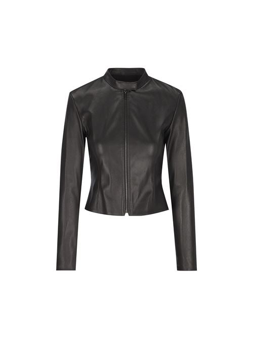 Giacca in pelle leggera stretch