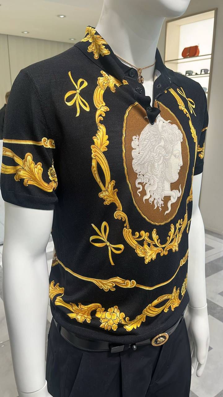 Barocco Silhouette Polo Shirt