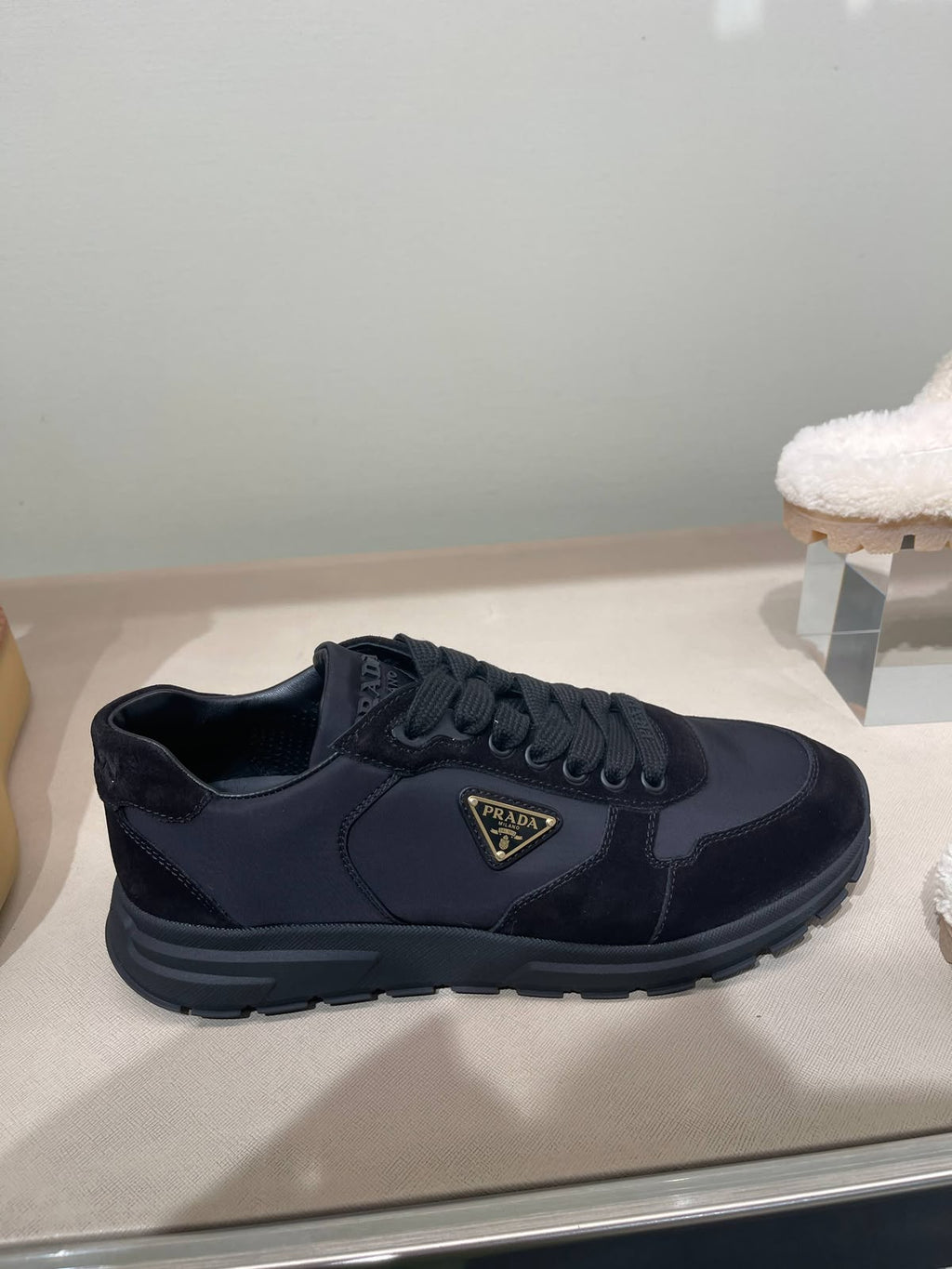 Downtown Suede and Re-Nylon Sneakers