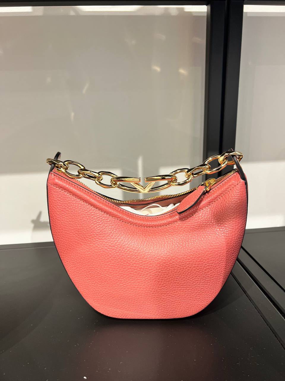 VLogo Moon Small Hobo Bag