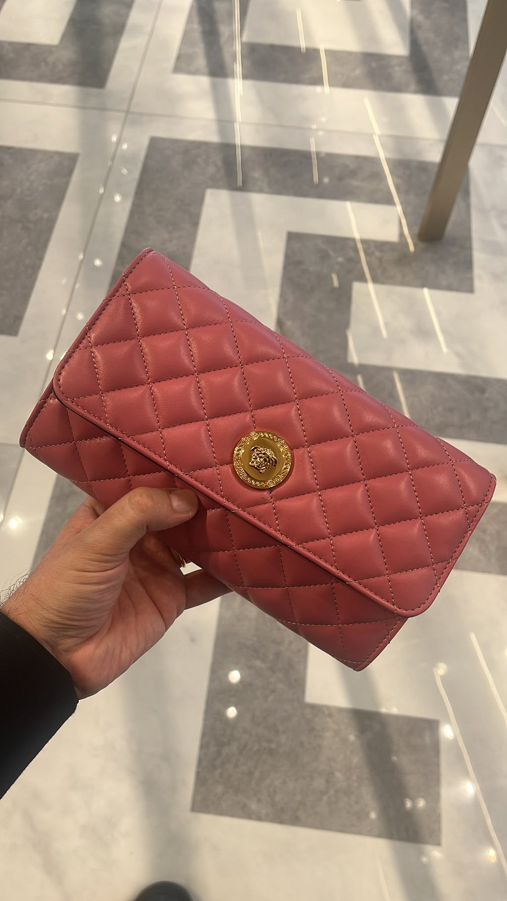 La Medusa Quilted Wallet