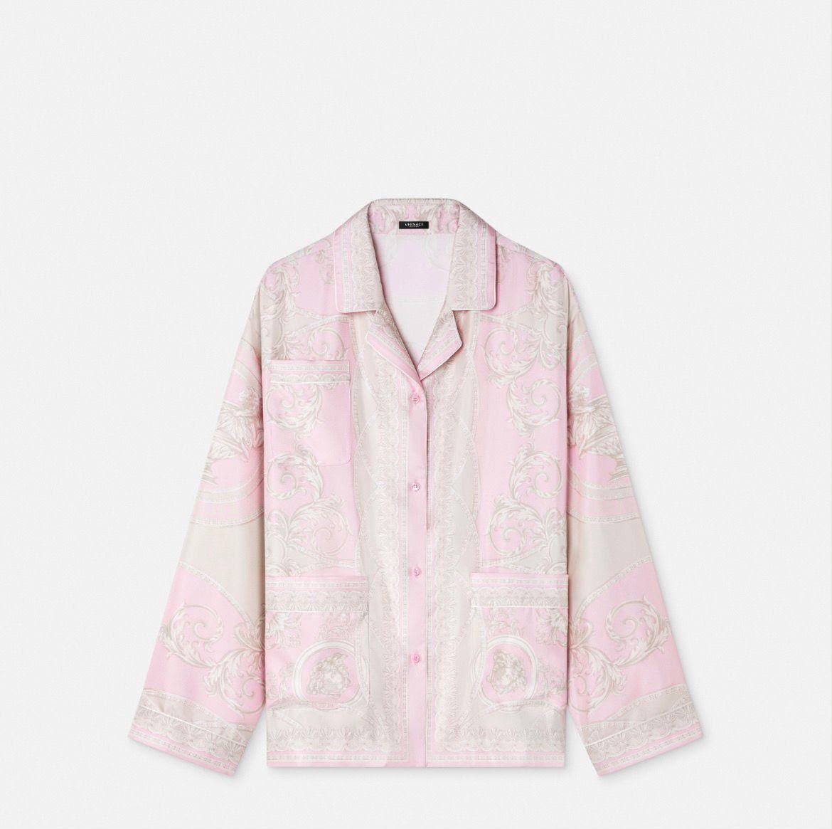 Barocco Silk Pajama Shirt