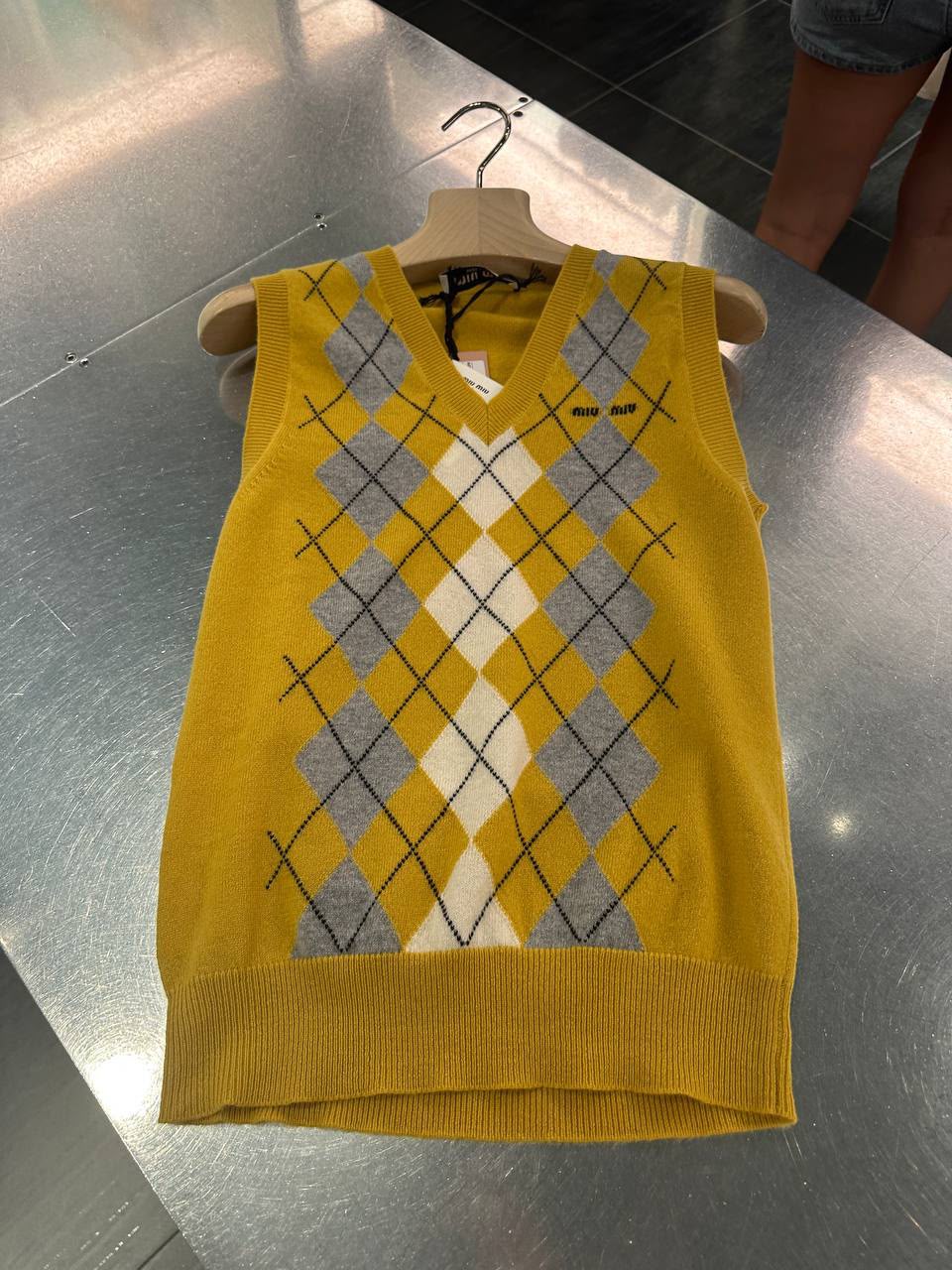 Argyle Cashmere Vest