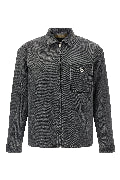 Denim shirt with zip