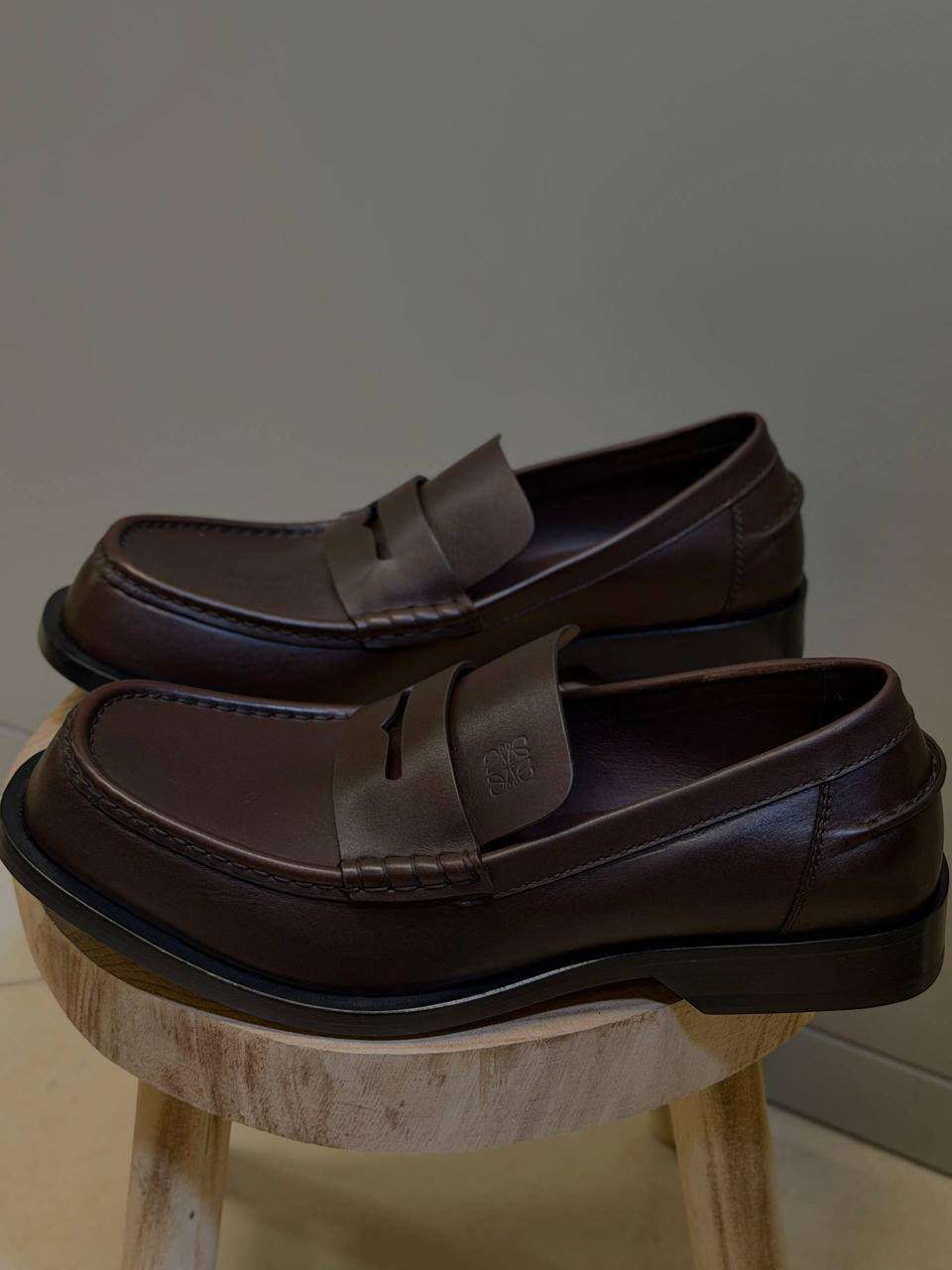 Loafer in polished calfskin
