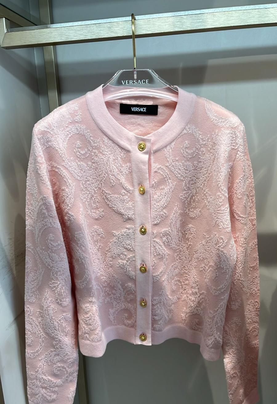 Barocco Jacquard Cardigan