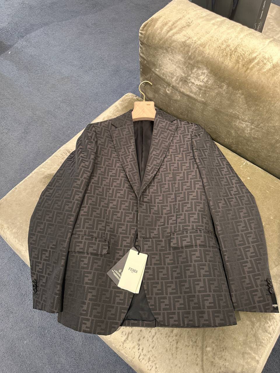 FF Logo Jacquard Blazer