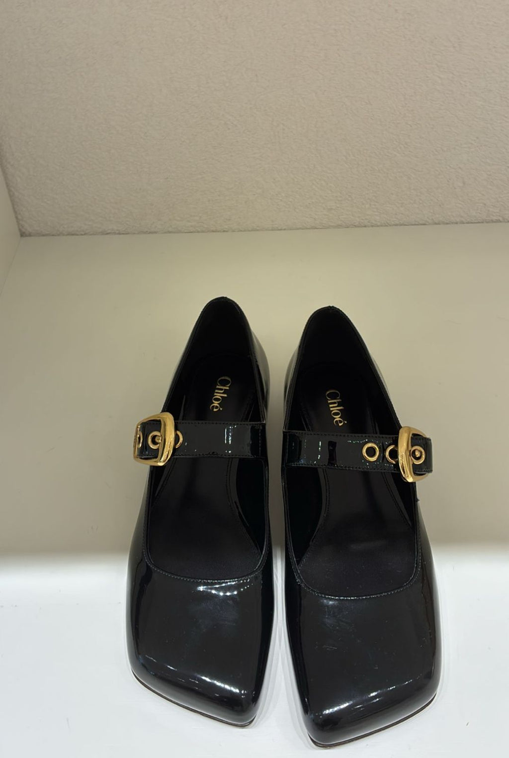 Joyce Satin Mary Jane Flats