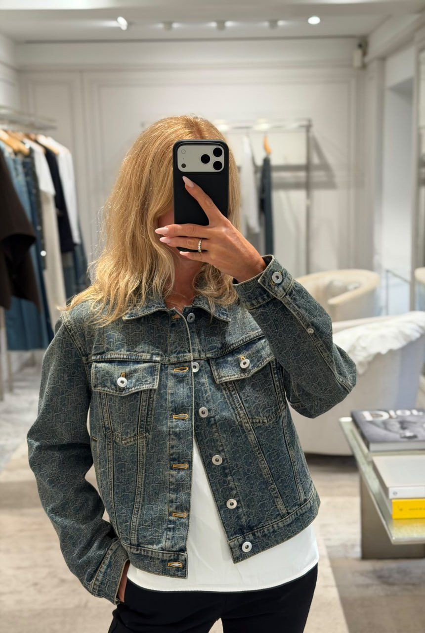 Oblique Denim Jacket
