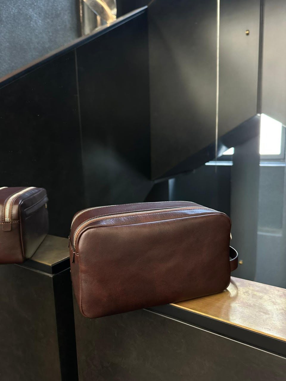 Leather Toiletry Bag
