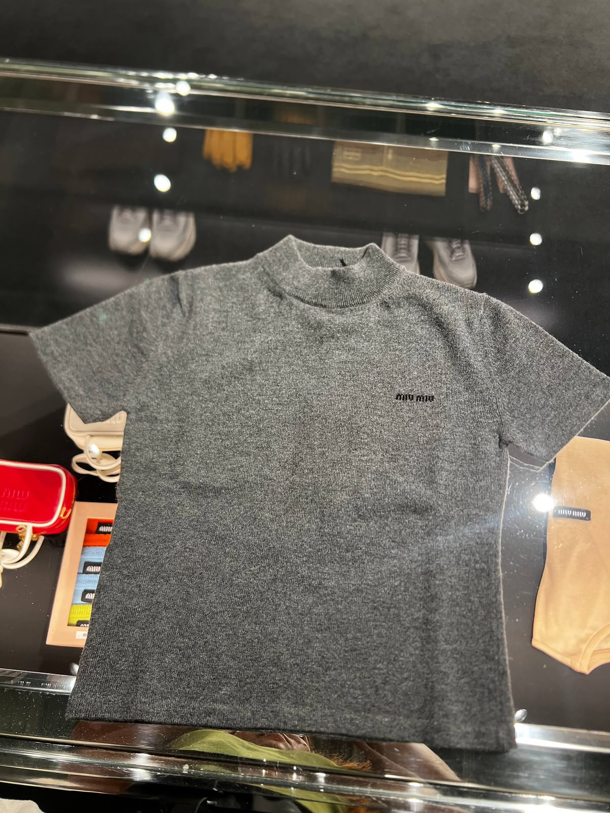Cashmere mock-neck sweater