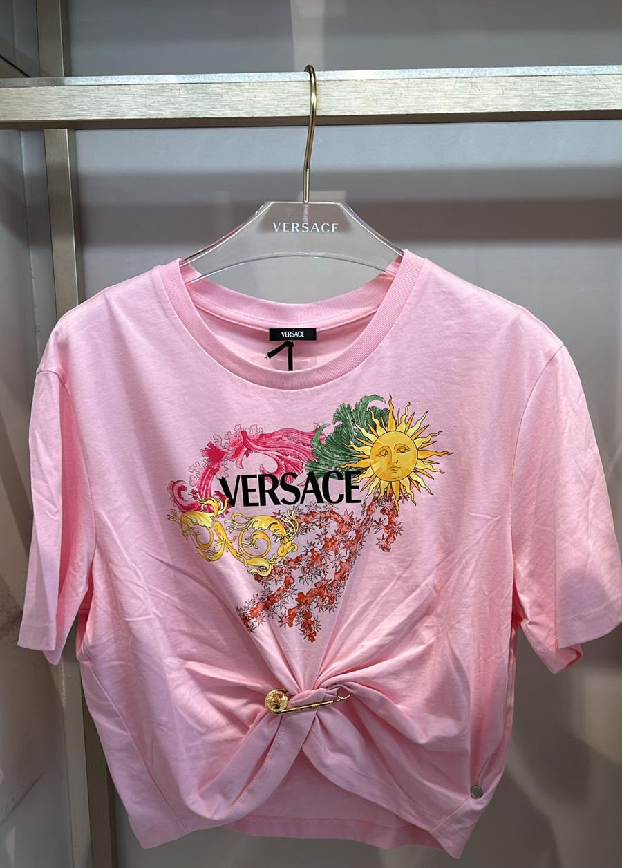 Sun Print Safety Pin T-Shirt