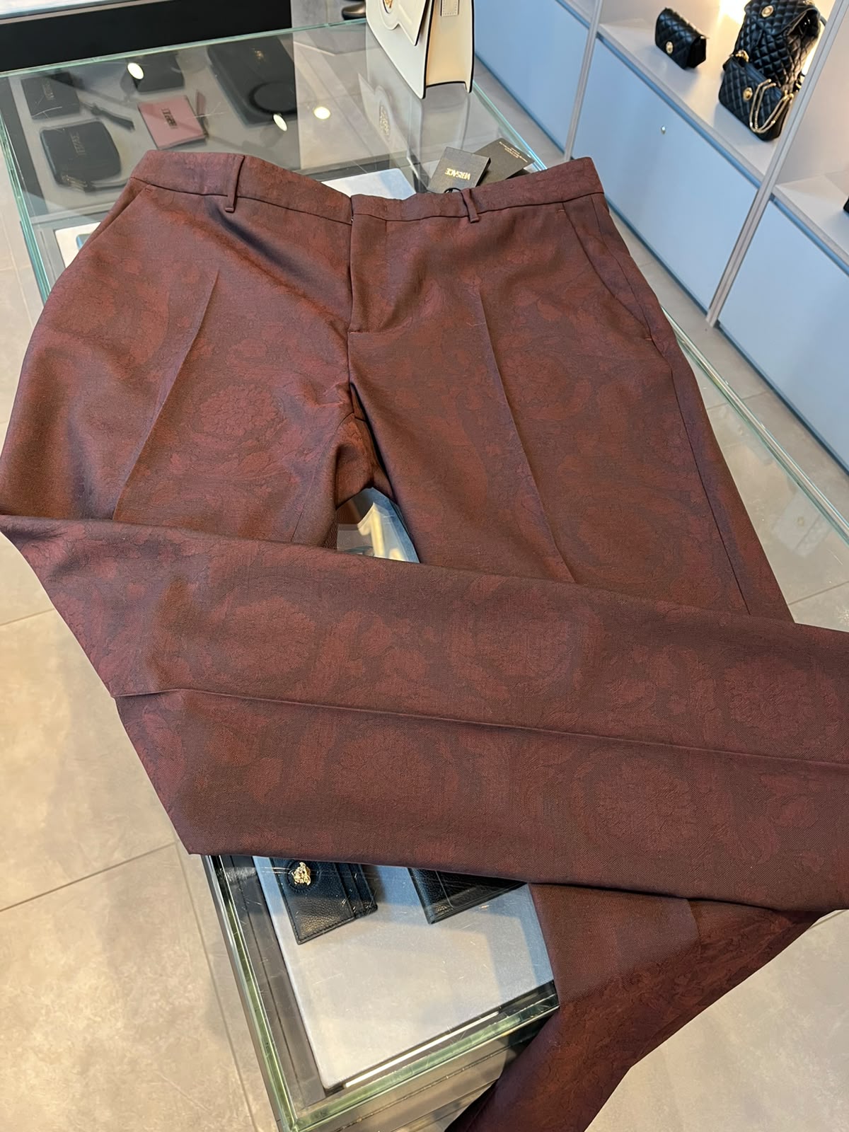 Jacquard Tailored Trousers