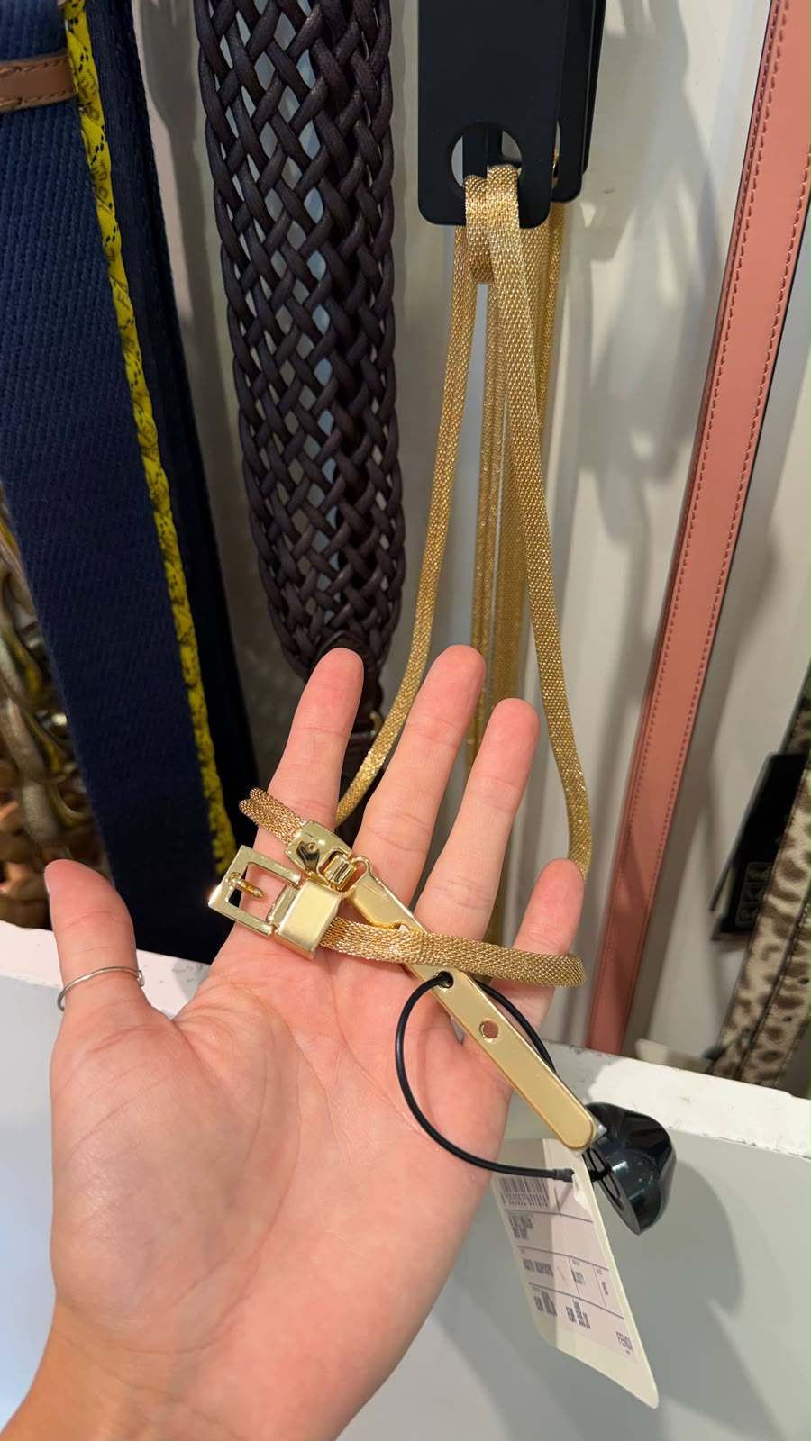 Gold-Tone Metal Belt