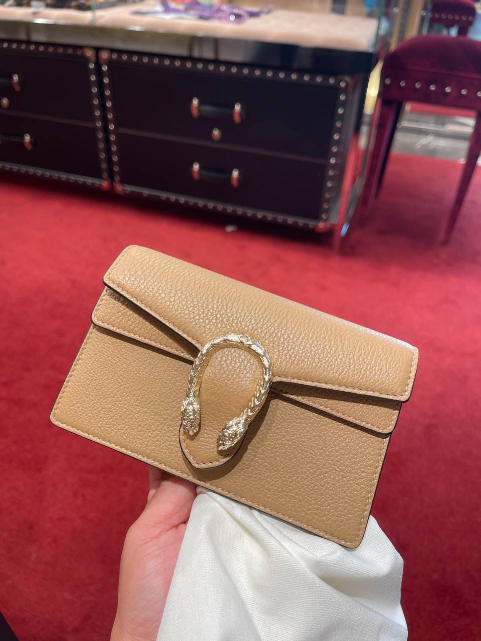 Dionysus leather super mini bag