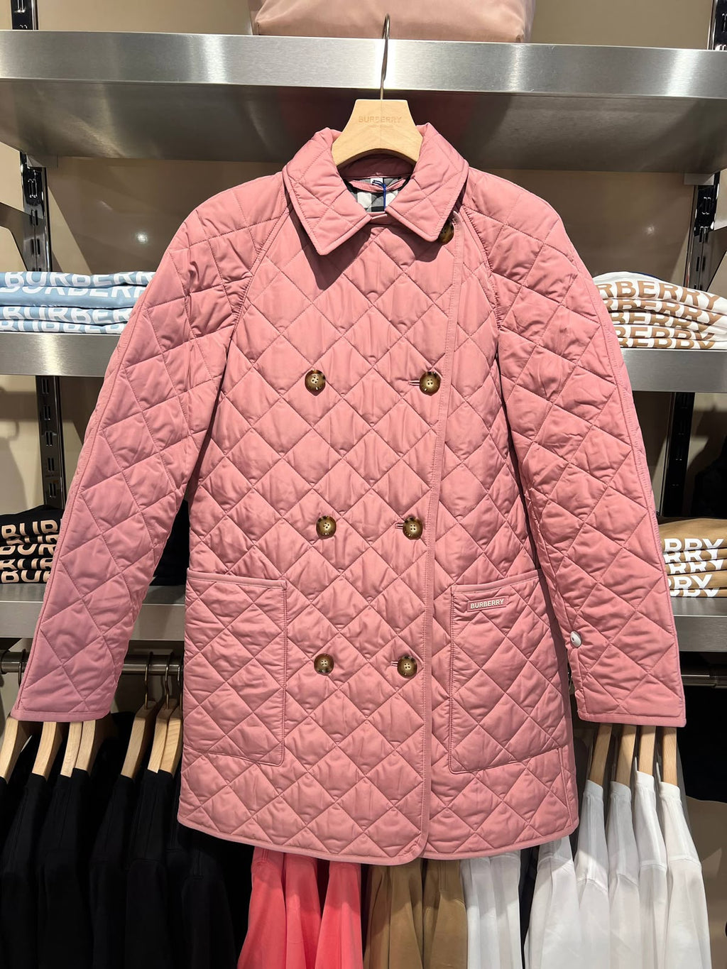 Double-breasted Quilted Jacket