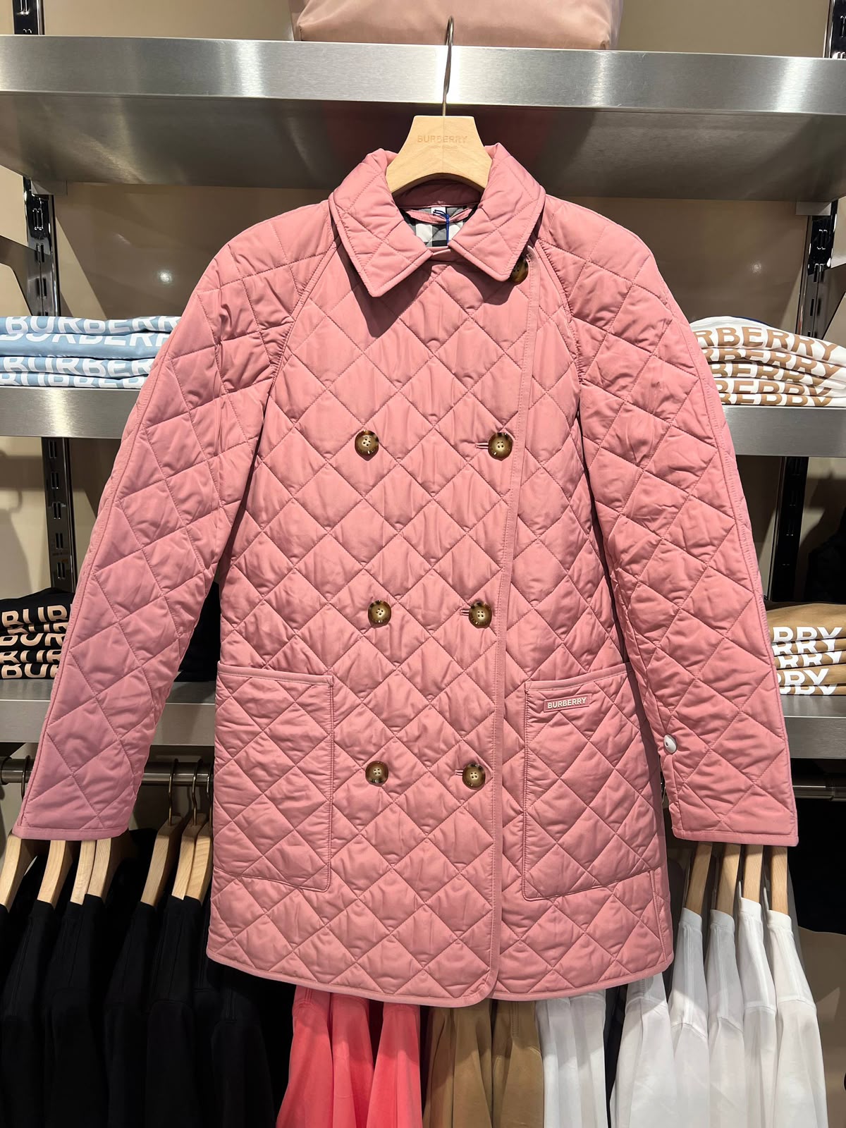 Double-breasted Quilted Jacket