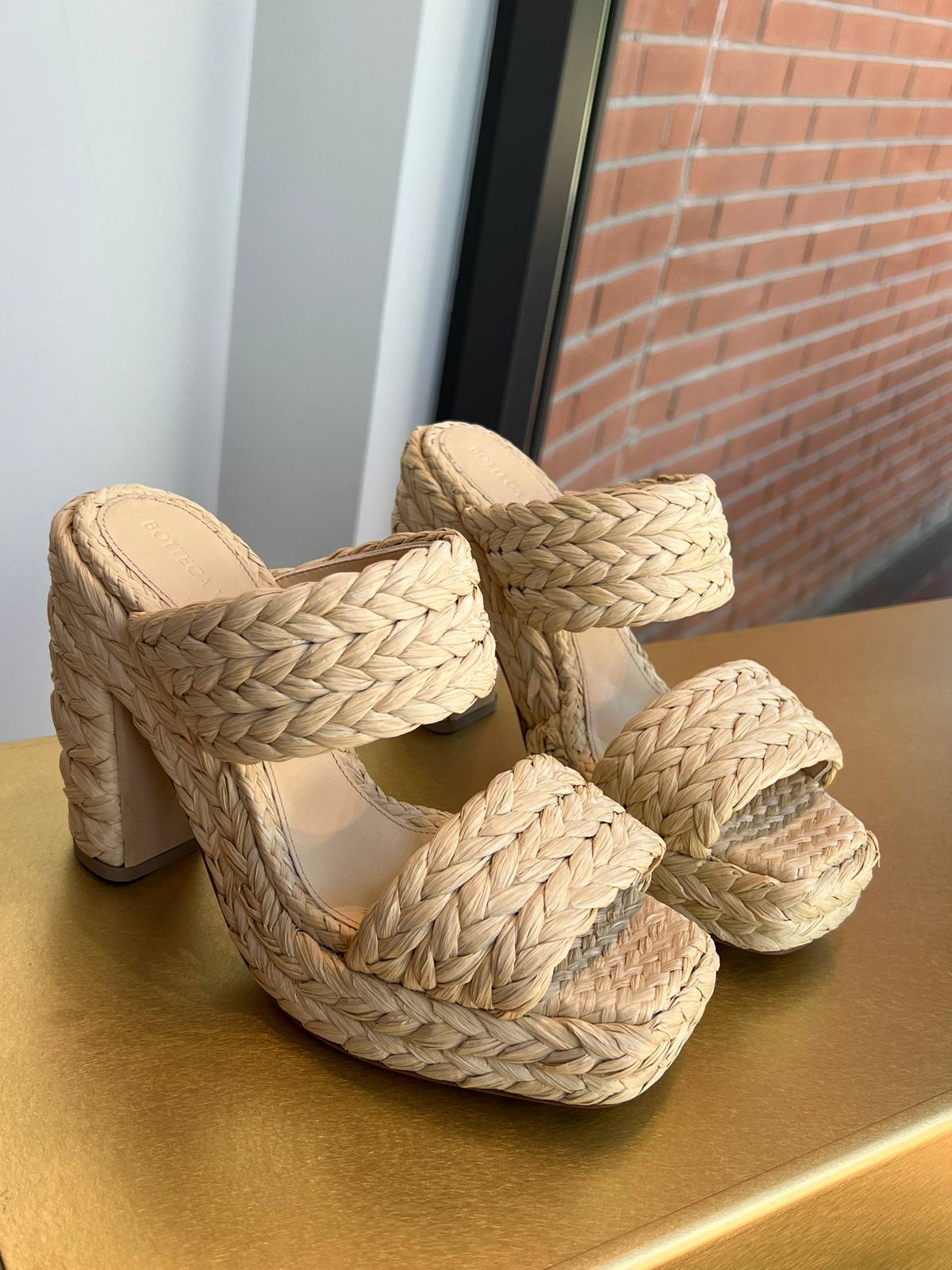 Lido Raffia Platform Sandals