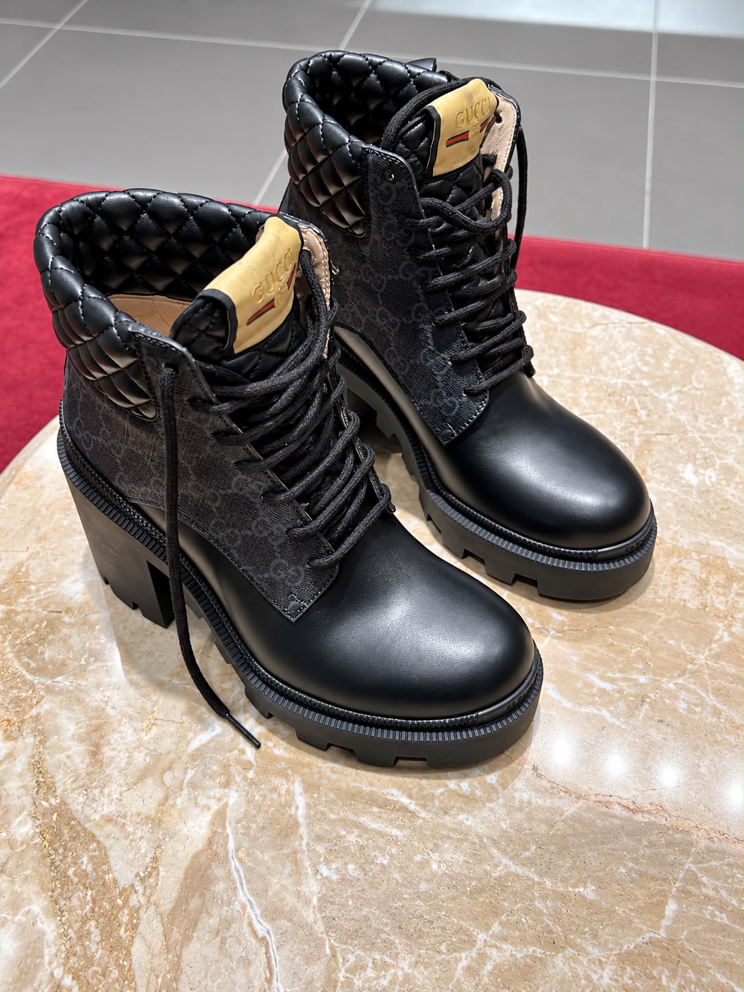 GG Supreme Quilted Ankle Boots