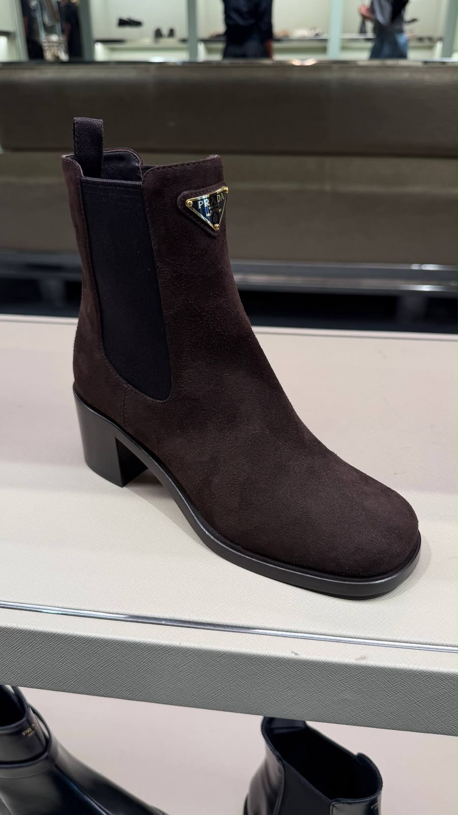 Suede Chelsea boots