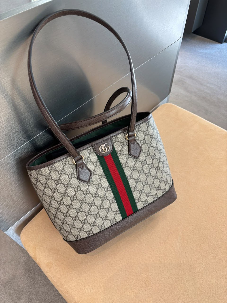 Ophidia GG small tote bag