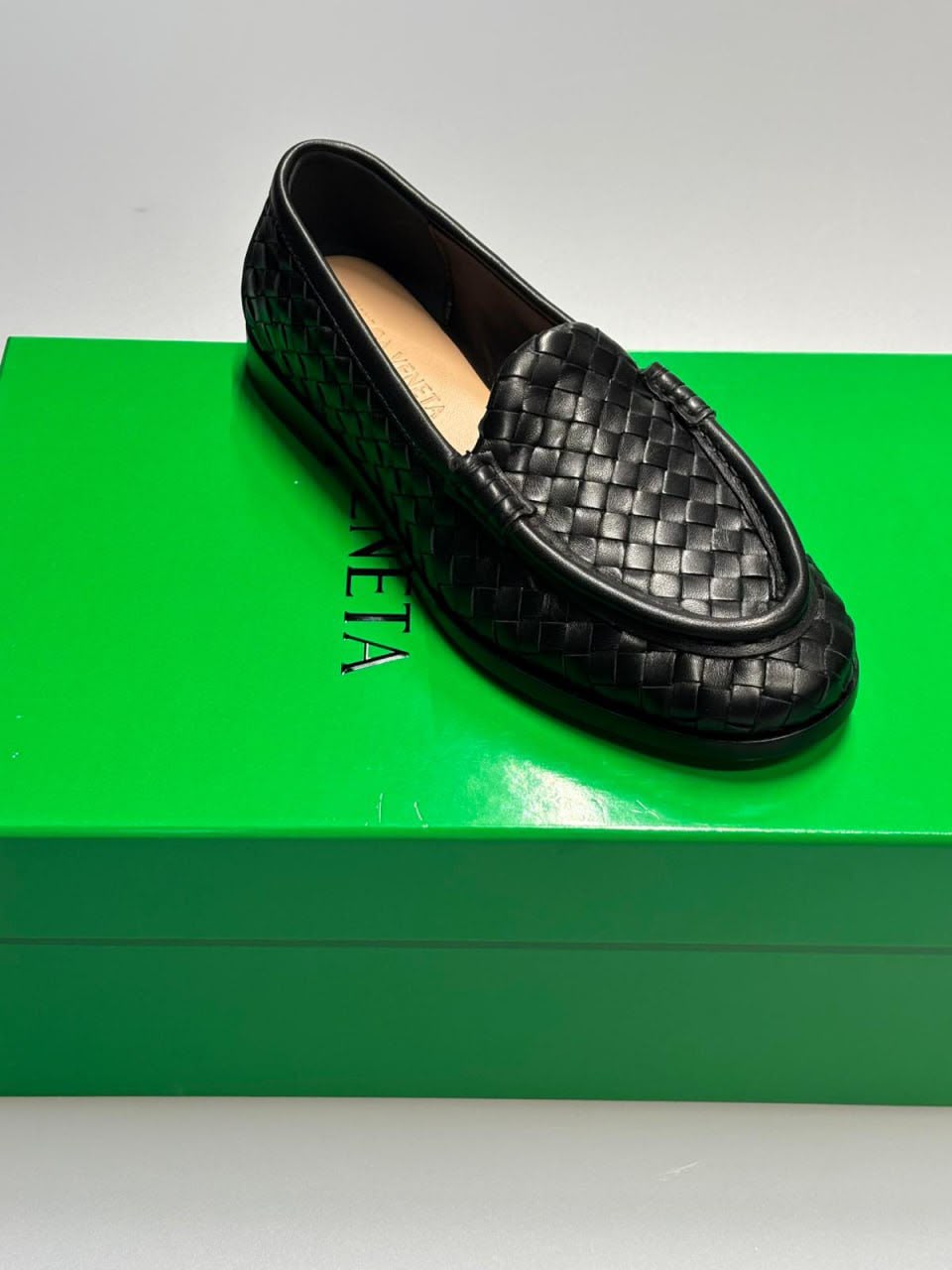 Intrecciato Leather Loafers