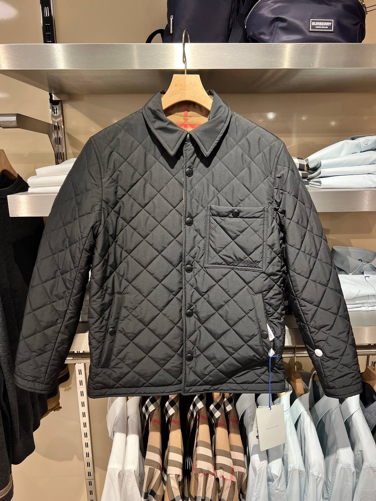 Diamond Quilted Jacket