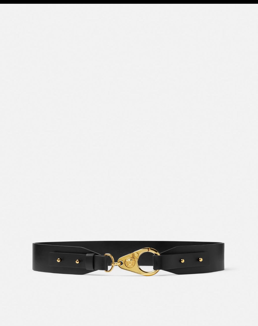 Medusa Hardware Leather Belt