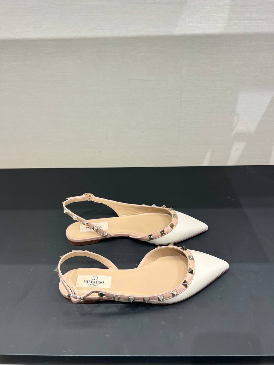 Rockstud Slingback Flat