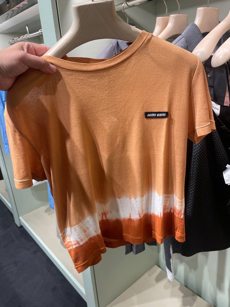 Tie-dye jersey t-shirt