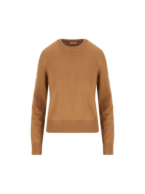 Crewneck Sweater with Logo Sleeves