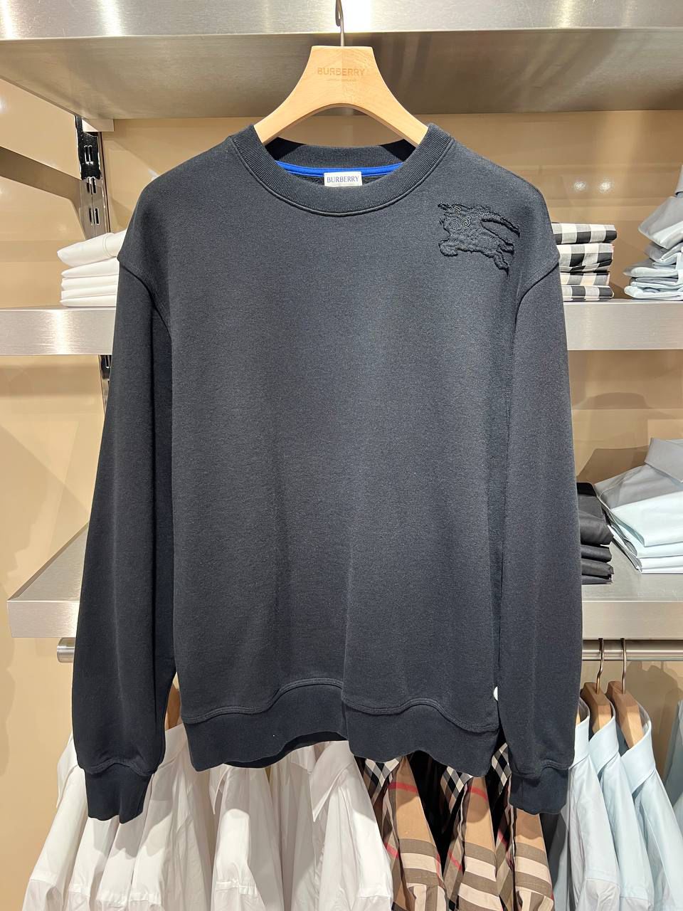 Equestrian Knight Design Cotton Sweatshirt