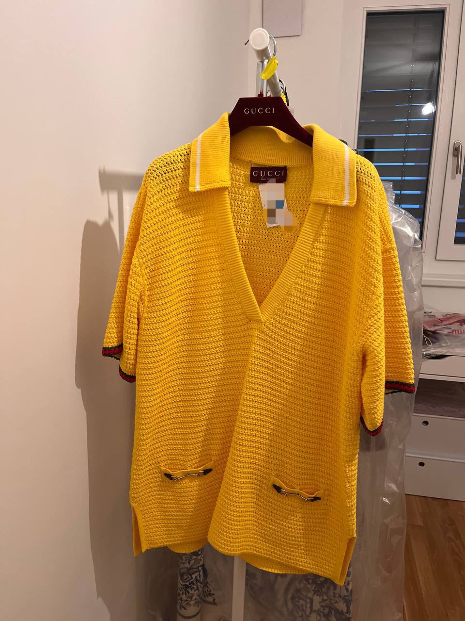Cotton polo shirt with Horsebit