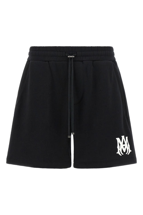 'Ma Core' print sweatshirt shorts