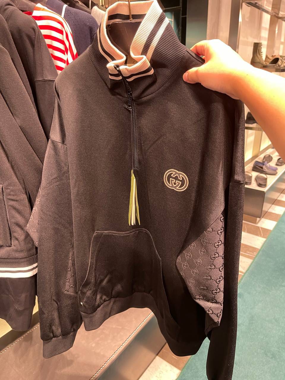 Interlocking G Half-Zip Sweatshirt
