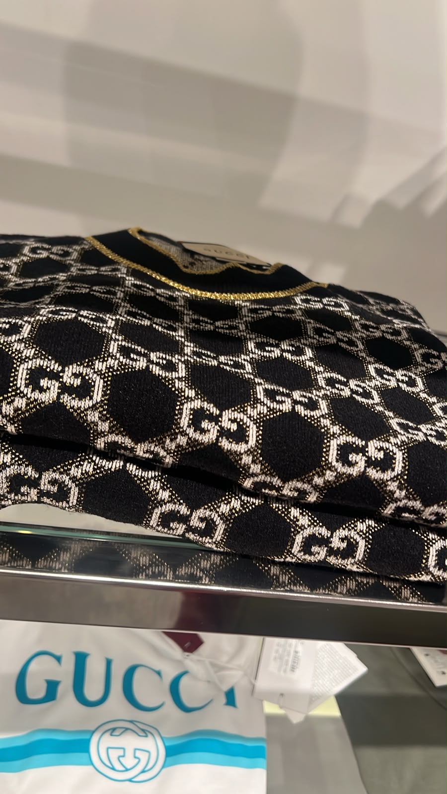 GG Lurex Jacquard Sweater