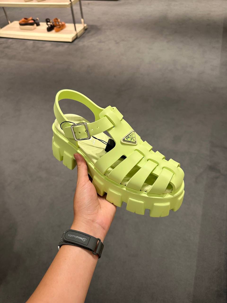 Rubber Cage Sandals