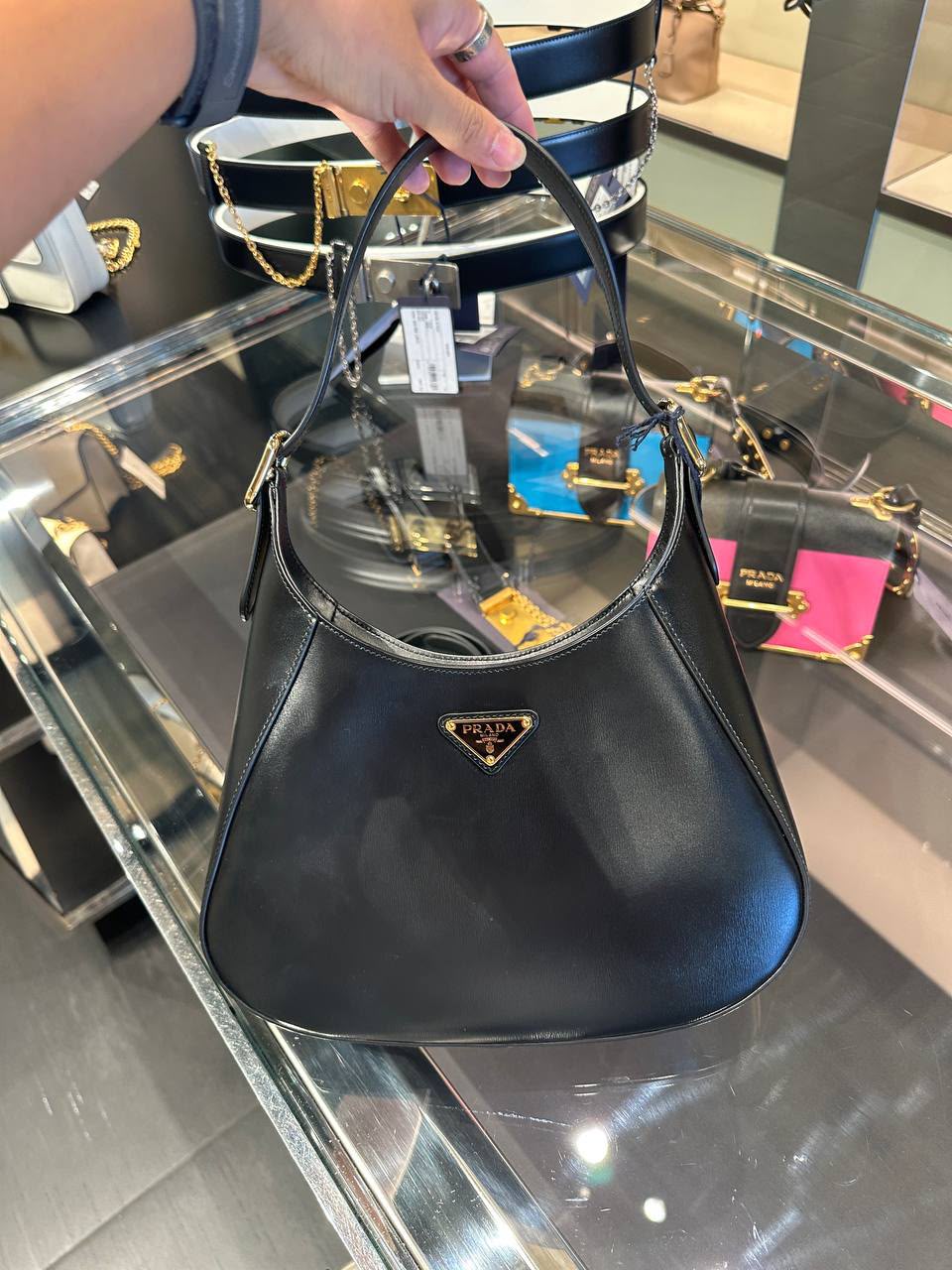 Moon Padded Nappa Leather Bag