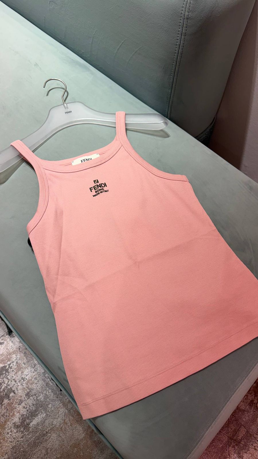 Ribbed Cotton Tank Top