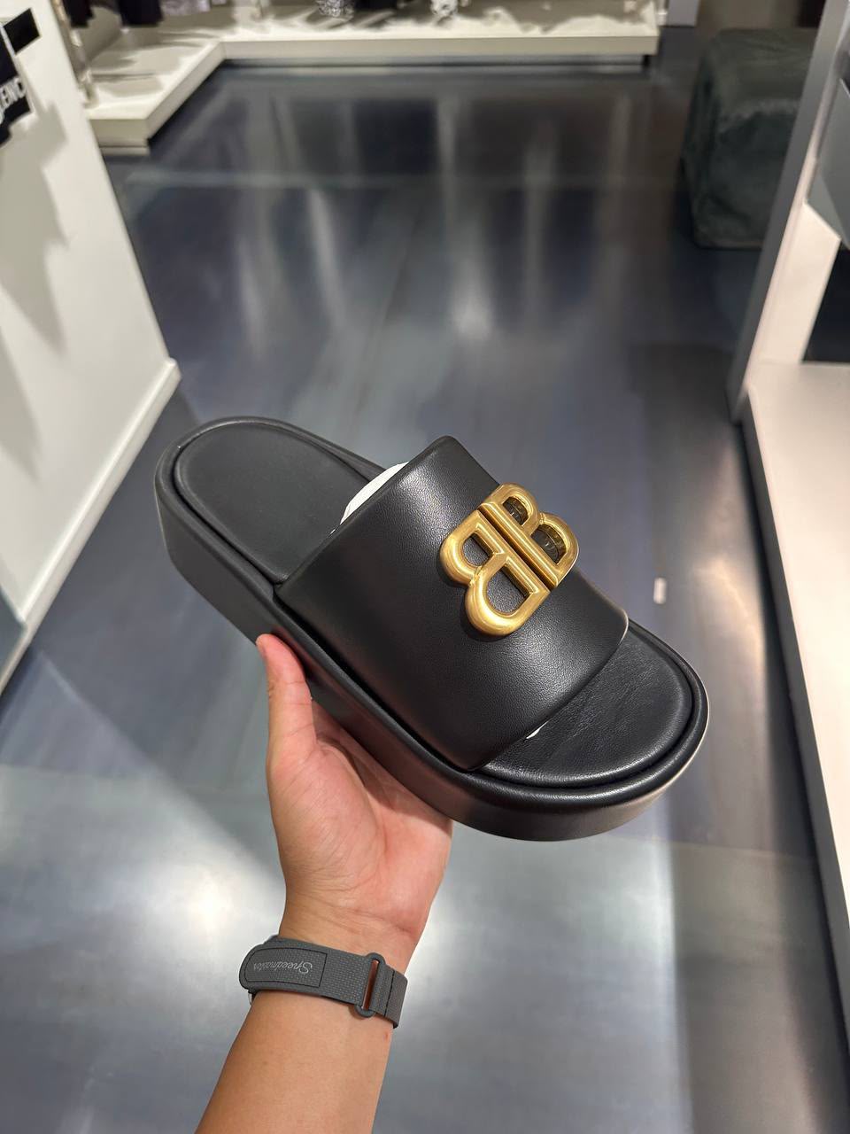 Logo Pool Slide Sandal