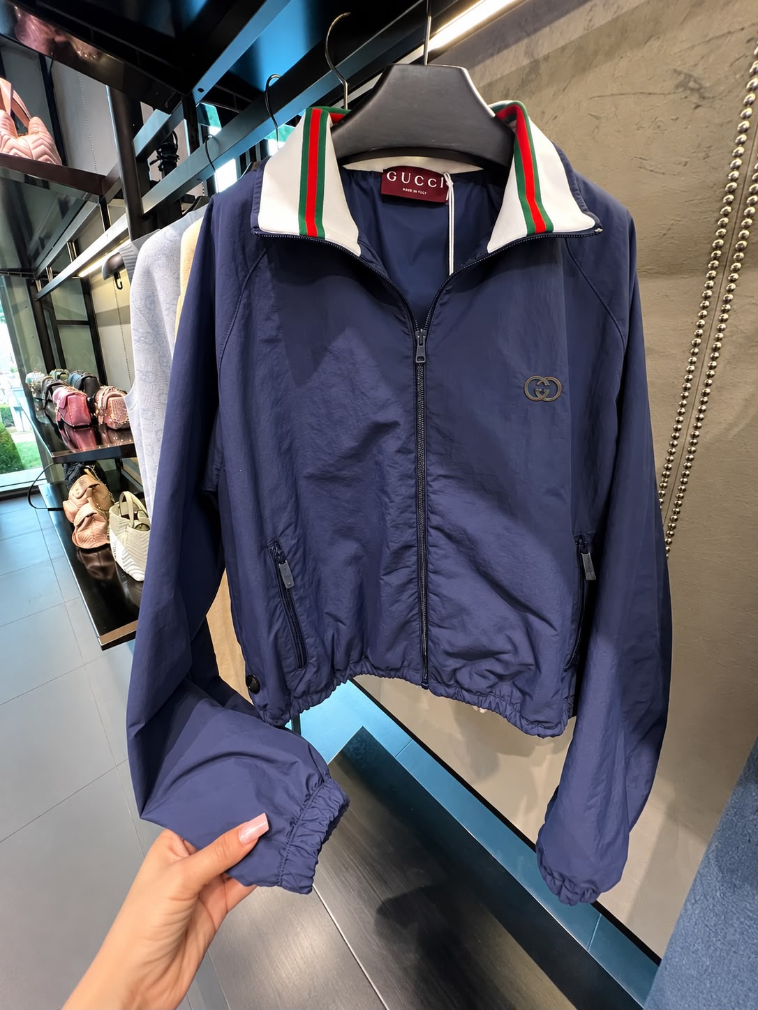 Web Trim Nylon Jacket