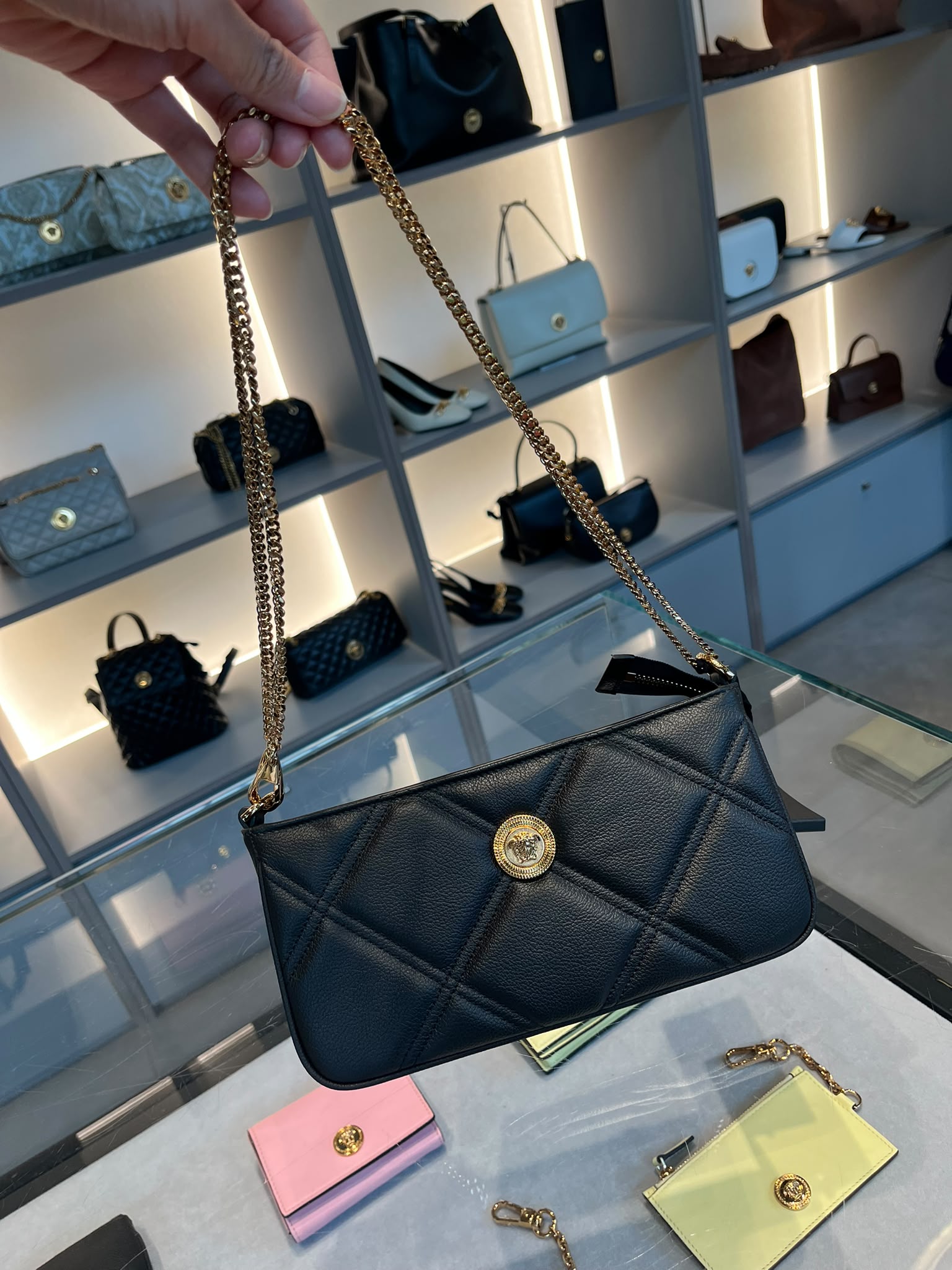 Quilted Leather Shoulder Bag